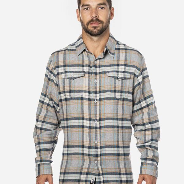 BURN ADT PLAID FLNL SHRT Thumbnail