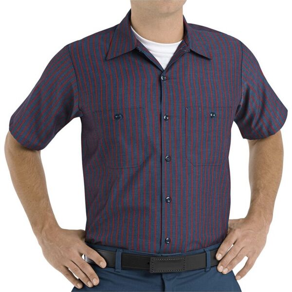 Industrial Short Sleeve Work Shirt - Tall Sizes Thumbnail